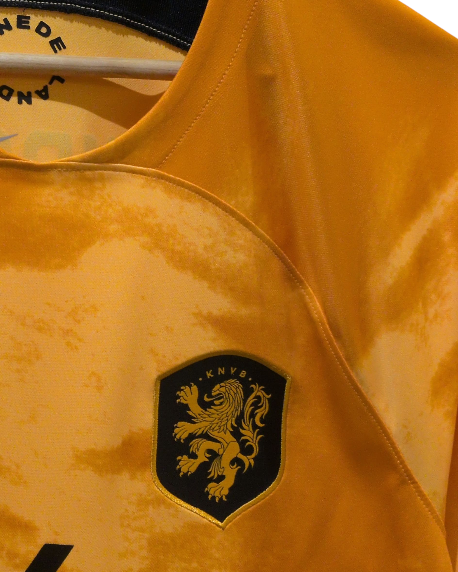 2022-23 Netherlands Nike Home Shirt #4 Virgil - (L)