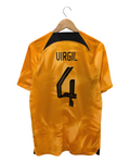 2022-23 Netherlands Nike Home Shirt #4 Virgil - (L)