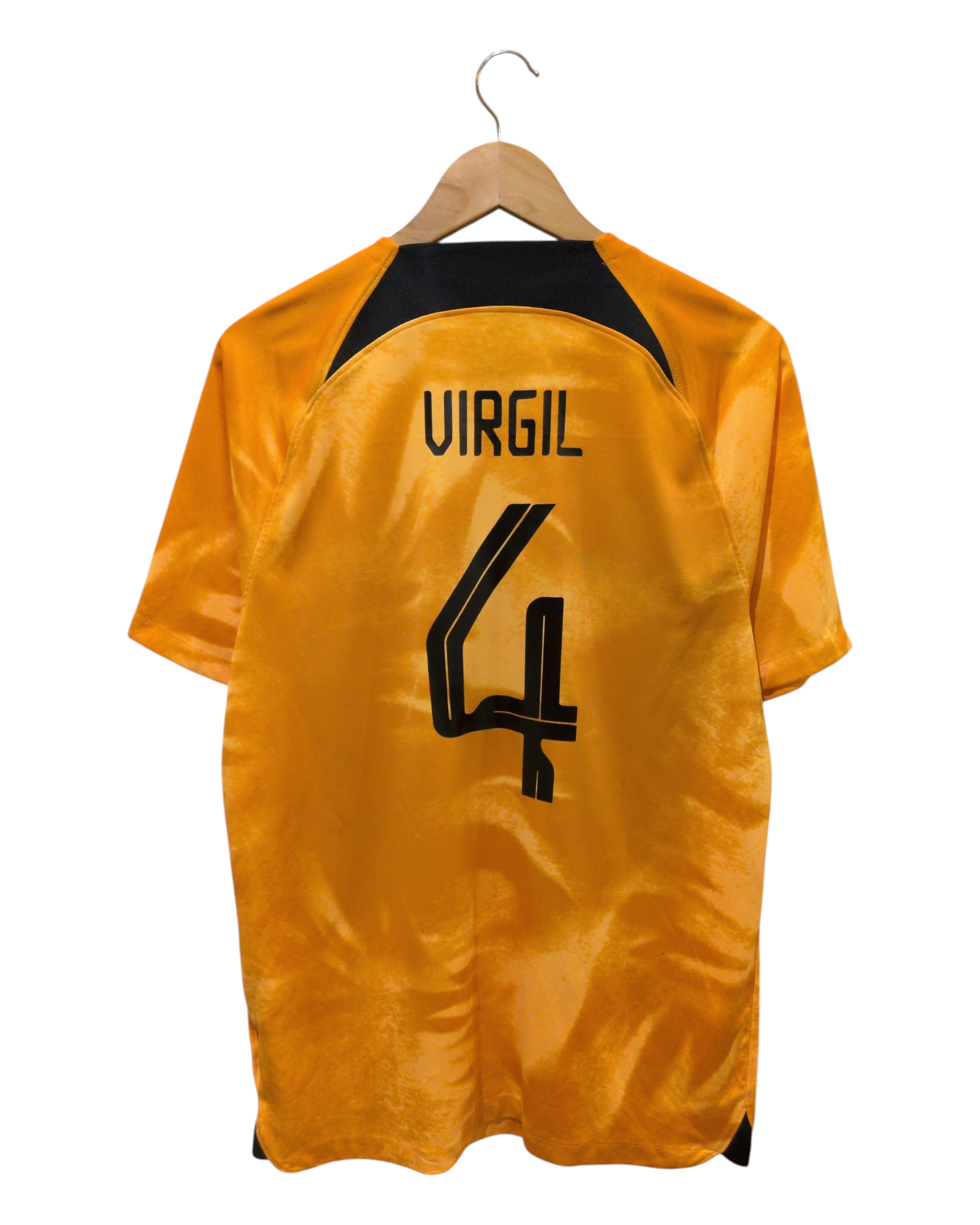 2022-23 Netherlands Nike Home Shirt #4 Virgil - (L)