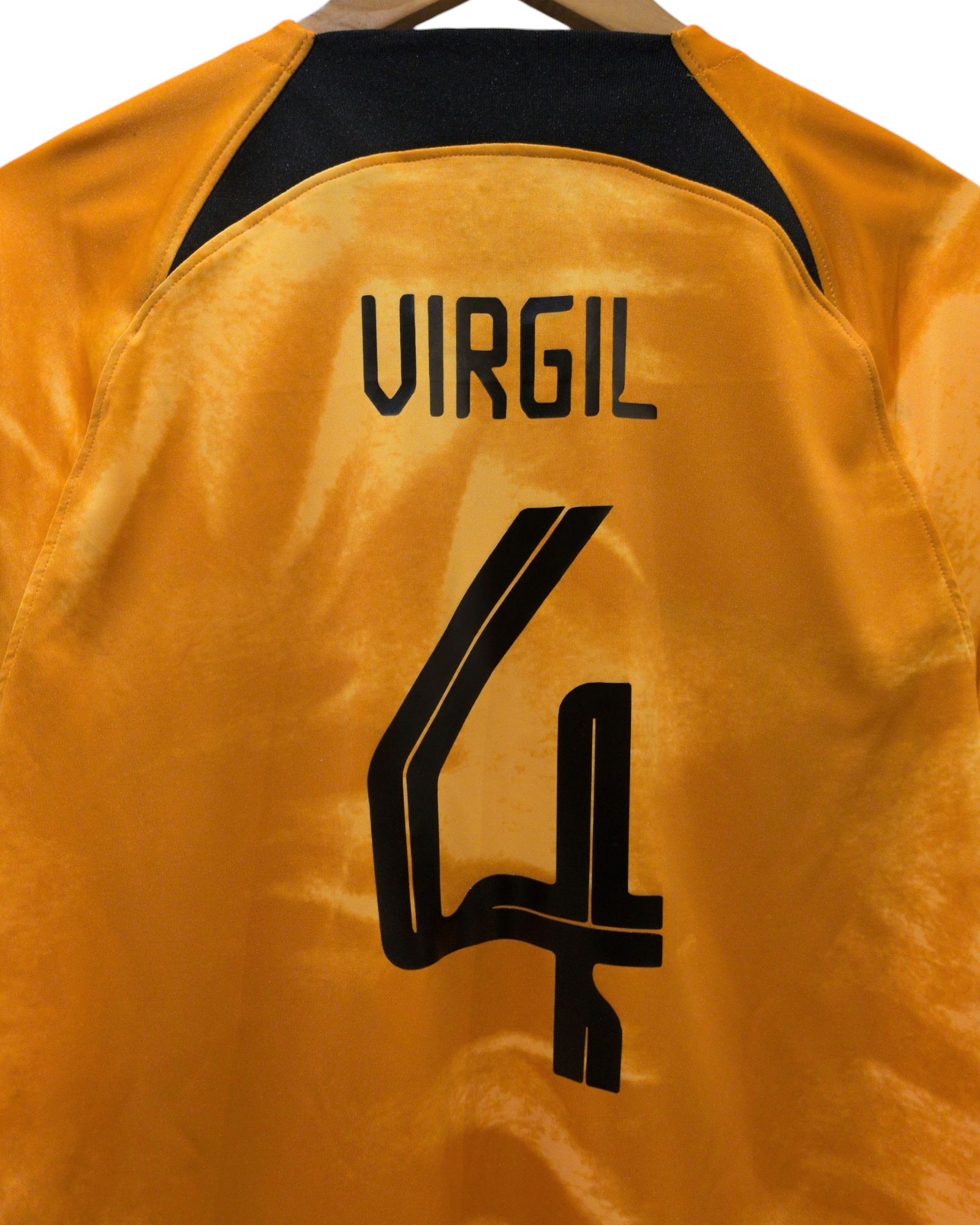 2022-23 Netherlands Nike Home Shirt #4 Virgil - (L)