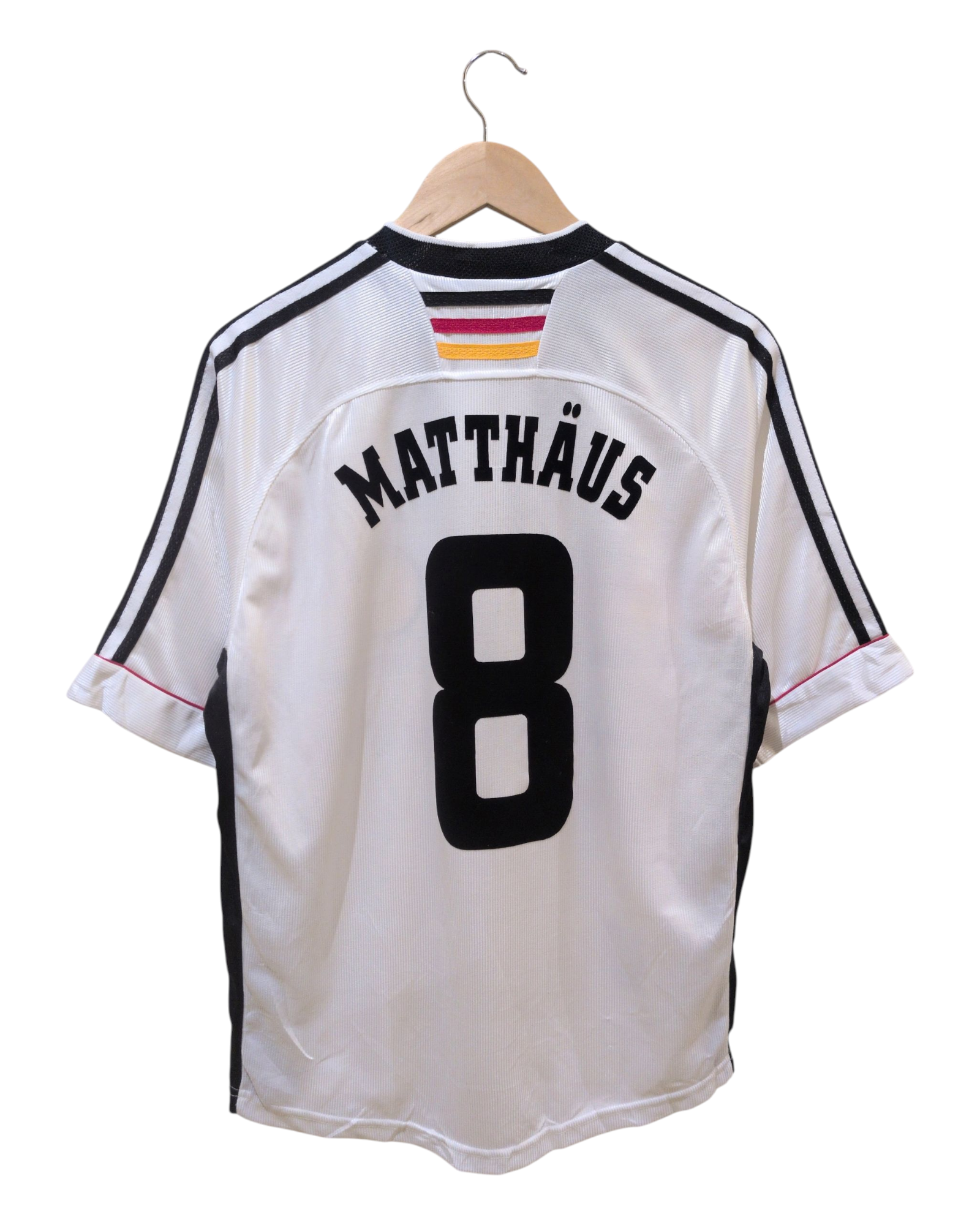 1998-00 Germany Adidas Home Shirt #8 Matthaus - (L)