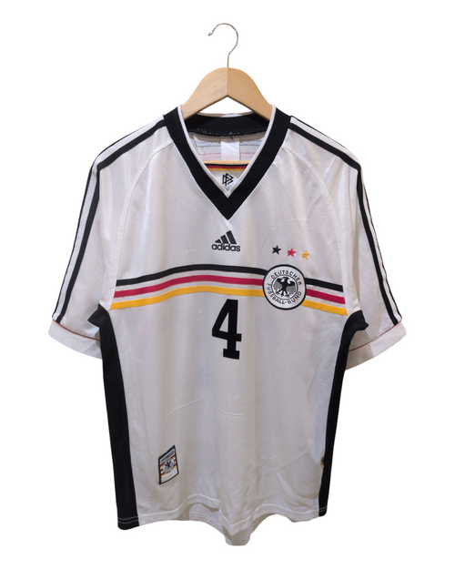 1998-00 Germany Adidas Home Shirt #4 Kohler - (L)