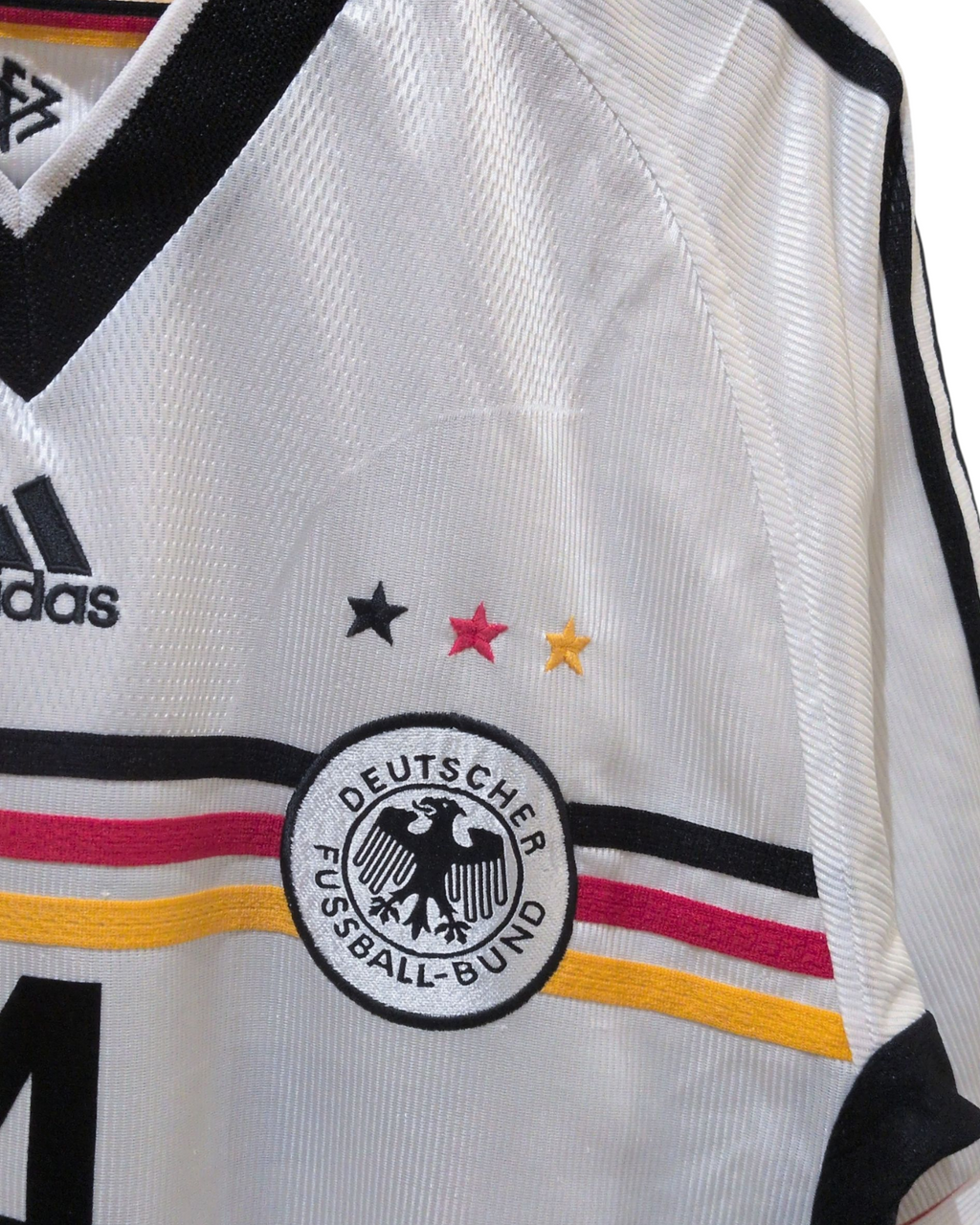 1998-00 Germany Adidas Home Shirt #4 Kohler - (L)