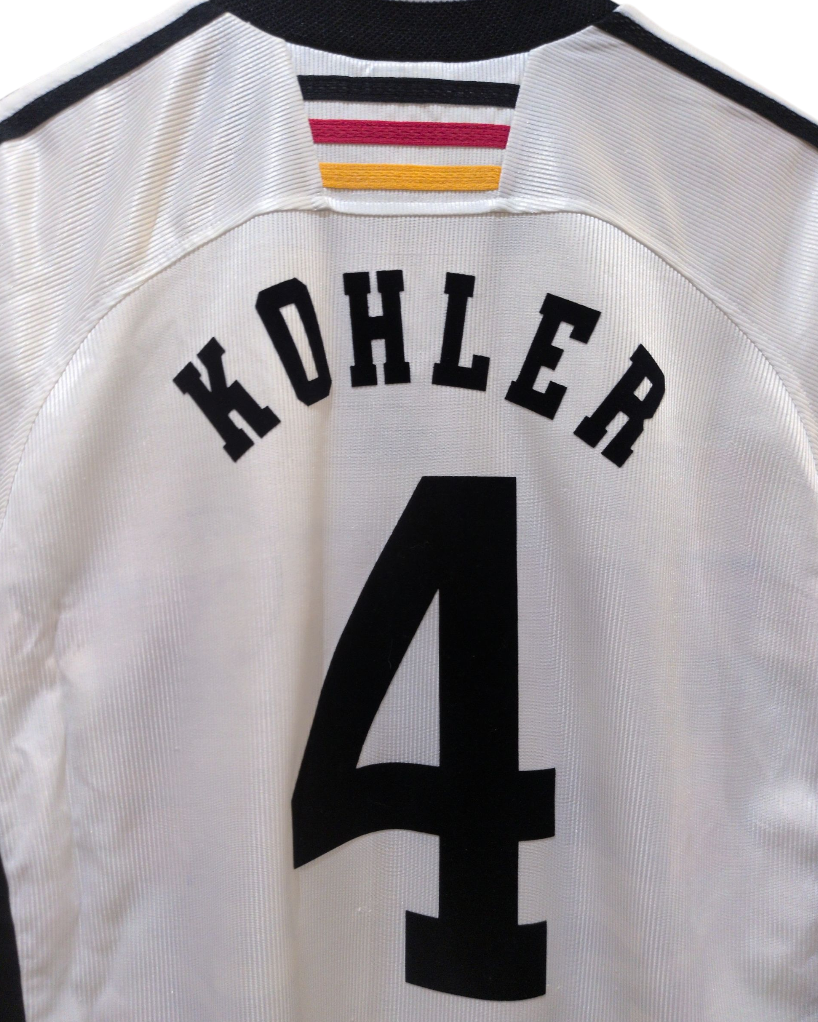 1998-00 Germany Adidas Home Shirt #4 Kohler - (L)