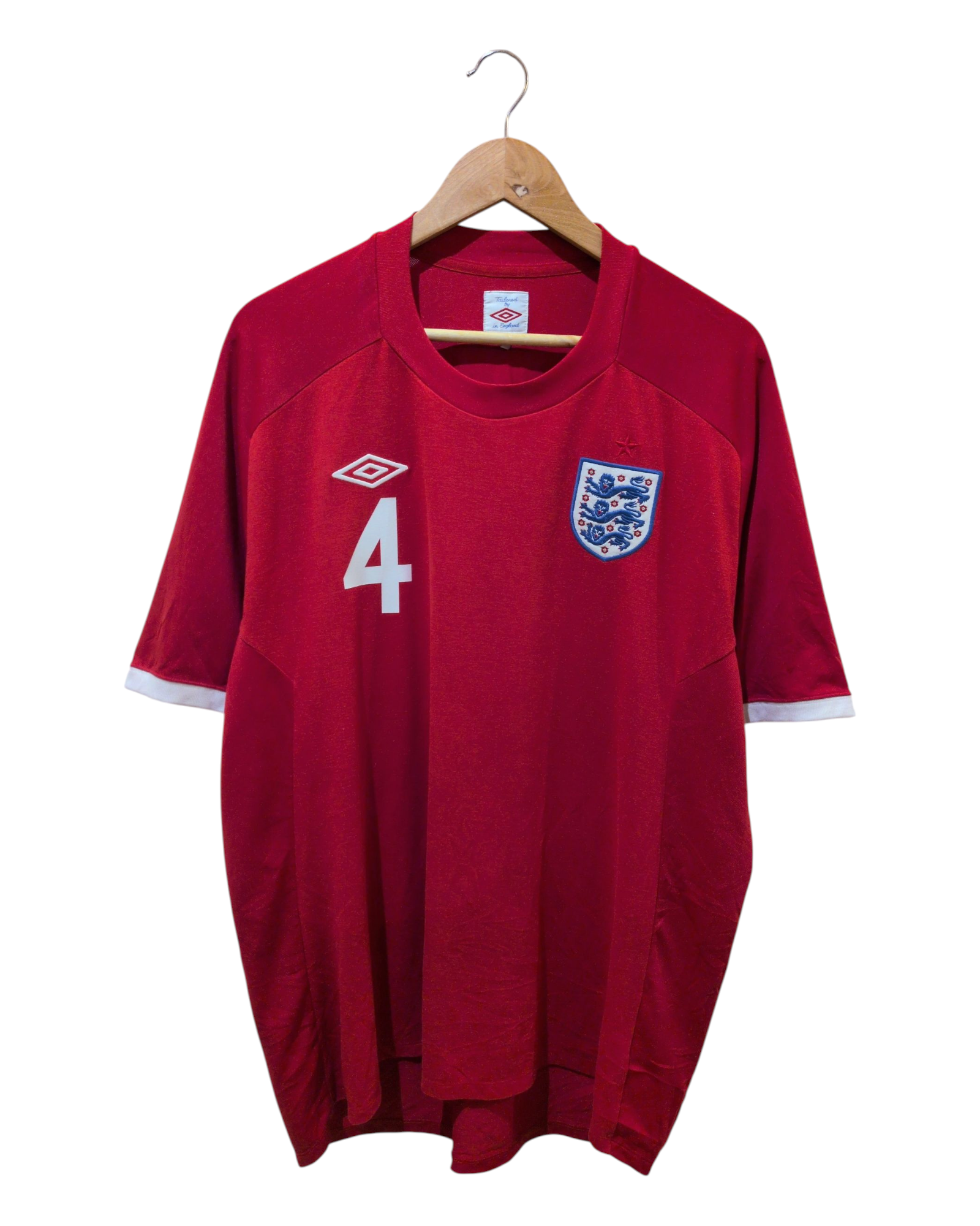 2010-11 England Umbro Away Shirt #4 Gerrard - (XL)