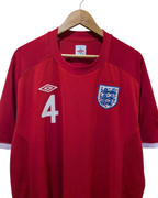 2010-11 England Umbro Away Shirt #4 Gerrard - (XL)