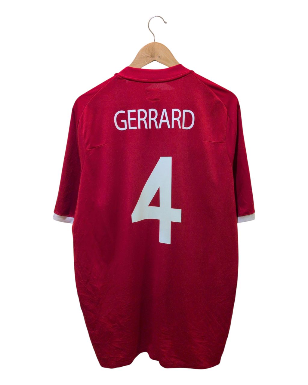 2010-11 England Umbro Away Shirt #4 Gerrard - (XL)