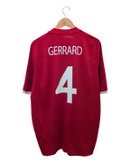 2010-11 England Umbro Away Shirt #4 Gerrard - (XL)