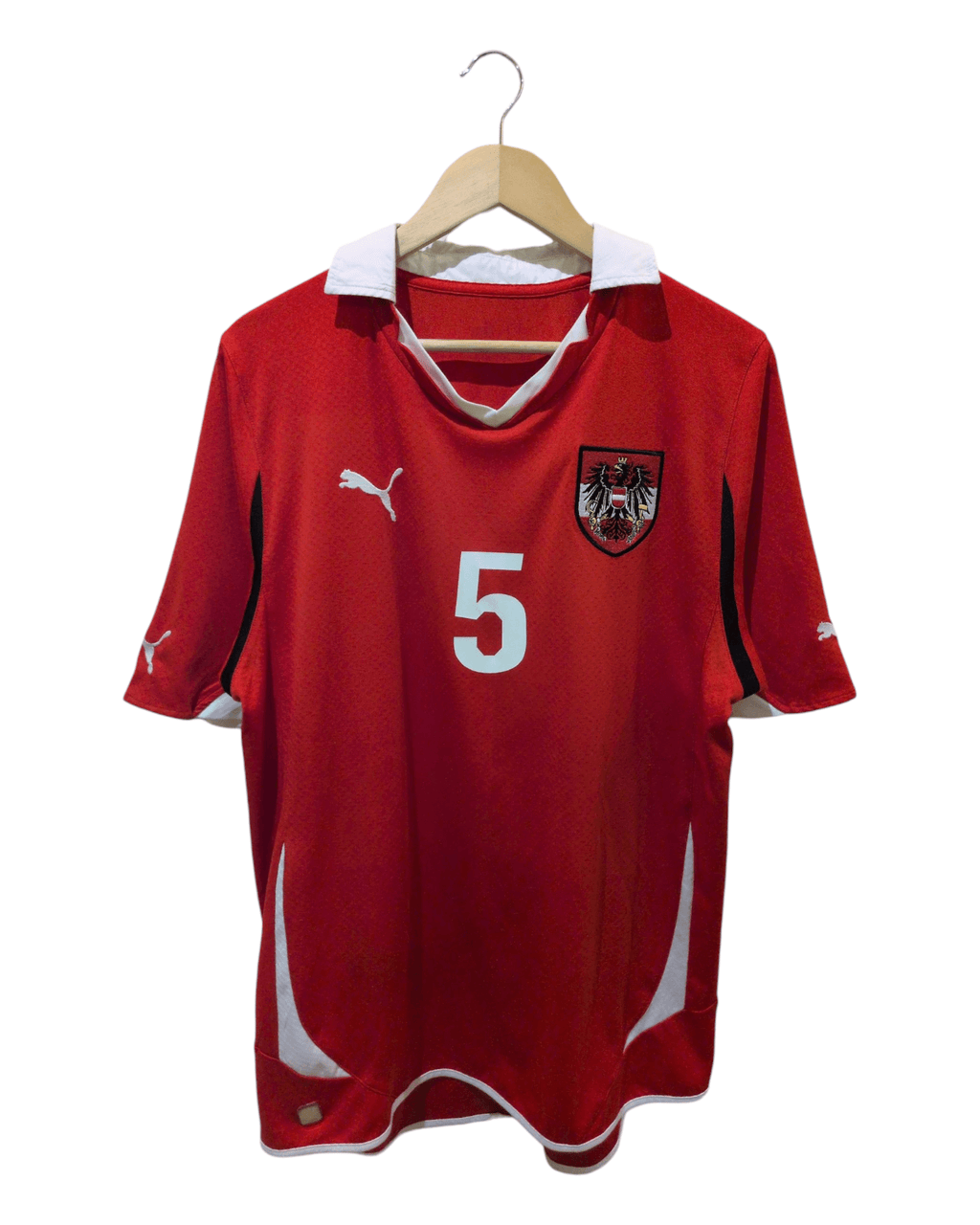 2010 Austria Puma Home Shirt #5 Fuchs - (L)