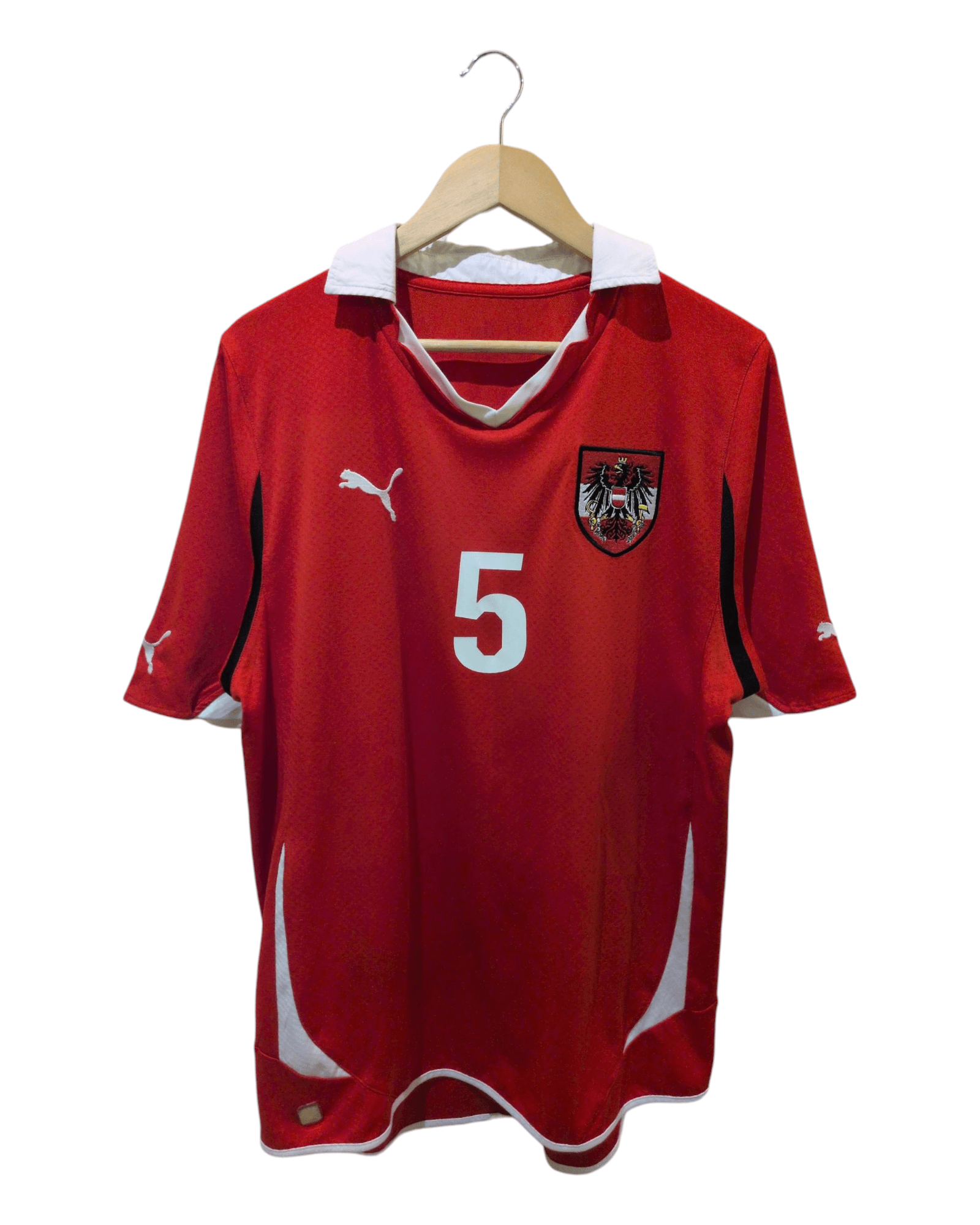2010 Austria Puma Home Shirt #5 Fuchs - (L)