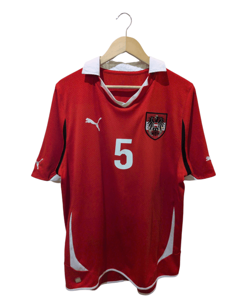 2010 Austria Puma Home Shirt #5 Fuchs - (L)