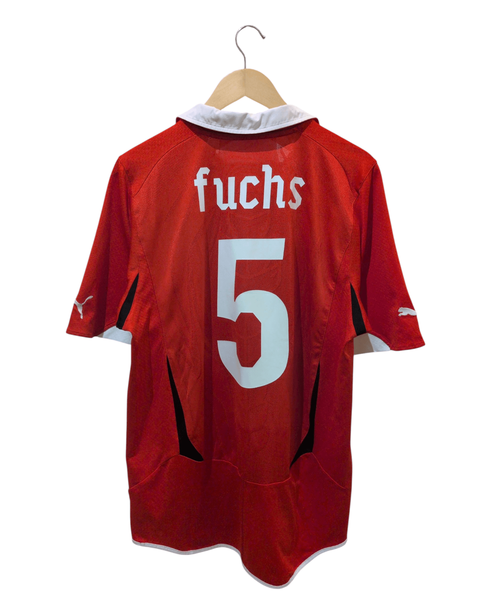 2010 Austria Puma Home Shirt #5 Fuchs - (L)