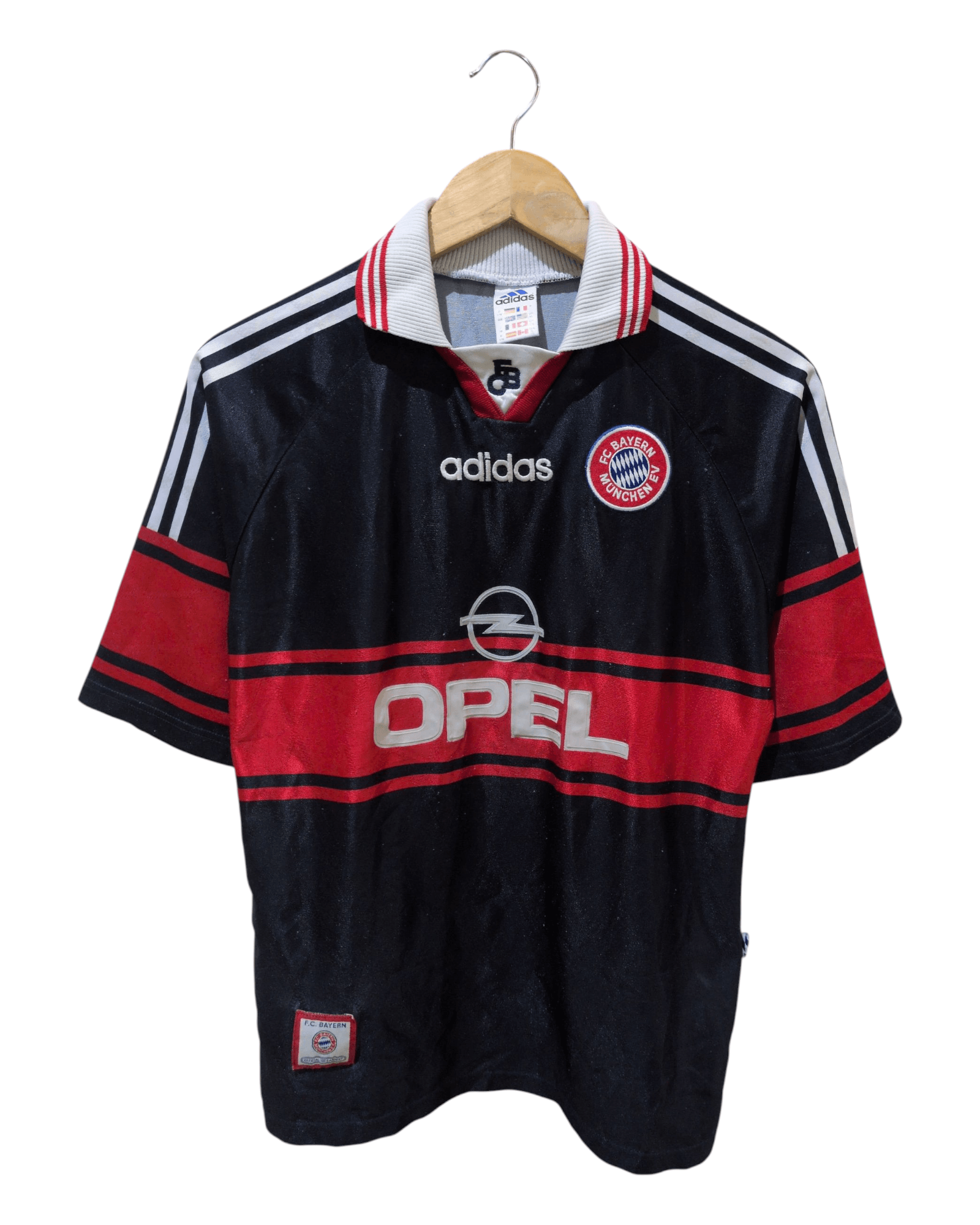 1997-99 Bayern Munich Adidas Home Shirt #11 Effenberg - (XL.Boys)