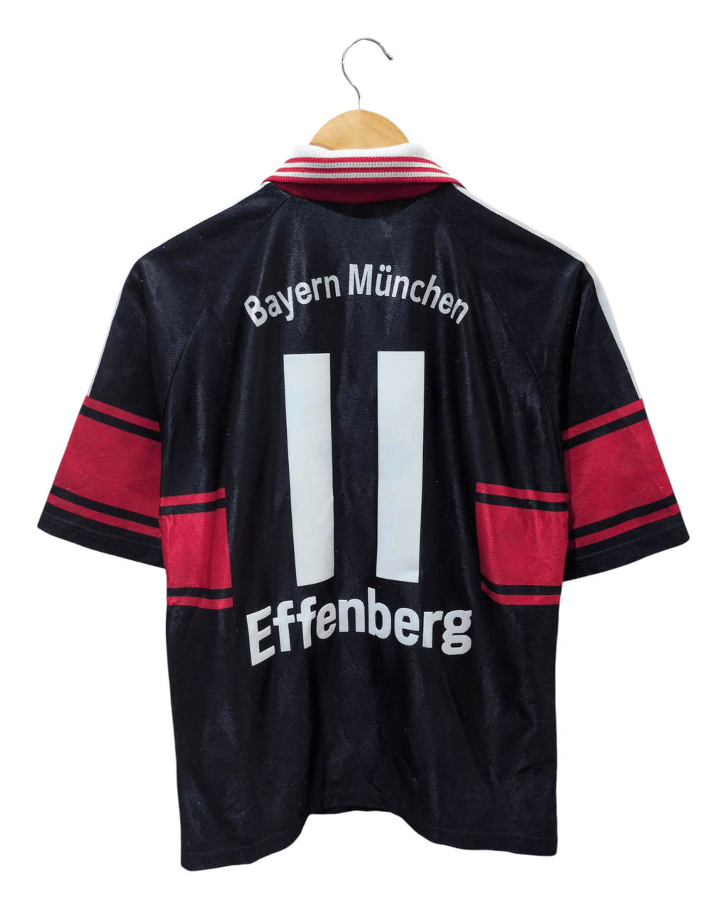1997-99 Bayern Munich Adidas Home Shirt #11 Effenberg - (XL.Boys)