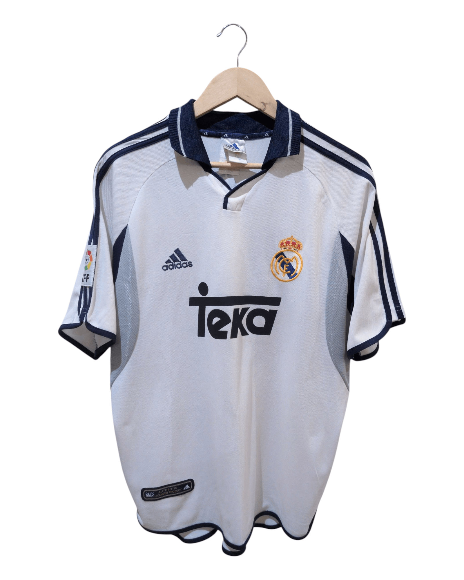2000-01 Real Madrid Adidas Home Shirt #14 J.M.Guti - (L)