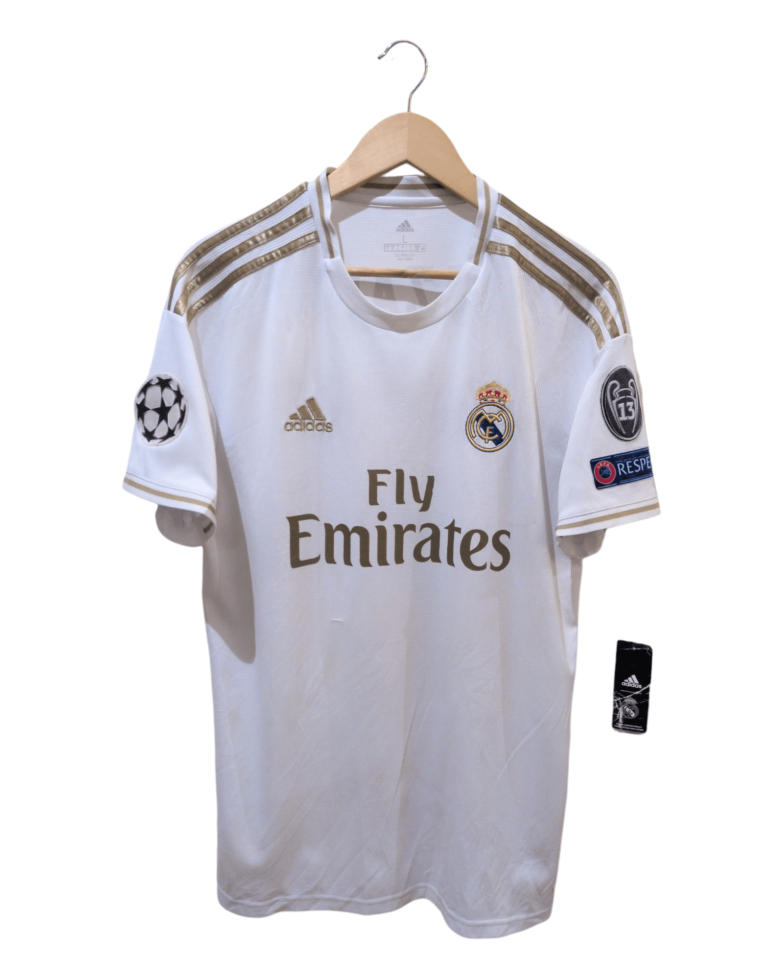 2019-20 Real Madrid Adidas Home Shirt #10 Hazard w Tags - (L)
