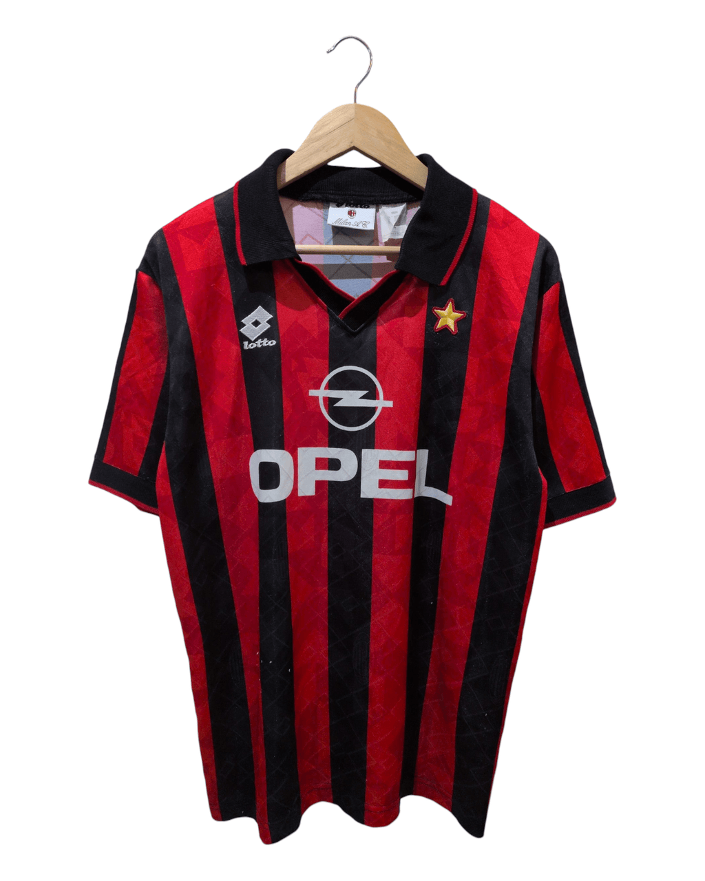 1994-95 AC Milan Lotto Player Issue Home Shirt #6 Baresi - (L)