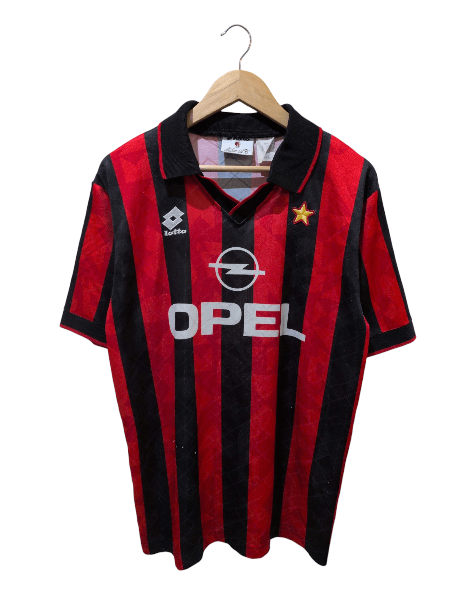 1994-95 AC Milan Lotto Player Issue Home Shirt #6 Baresi - (L)