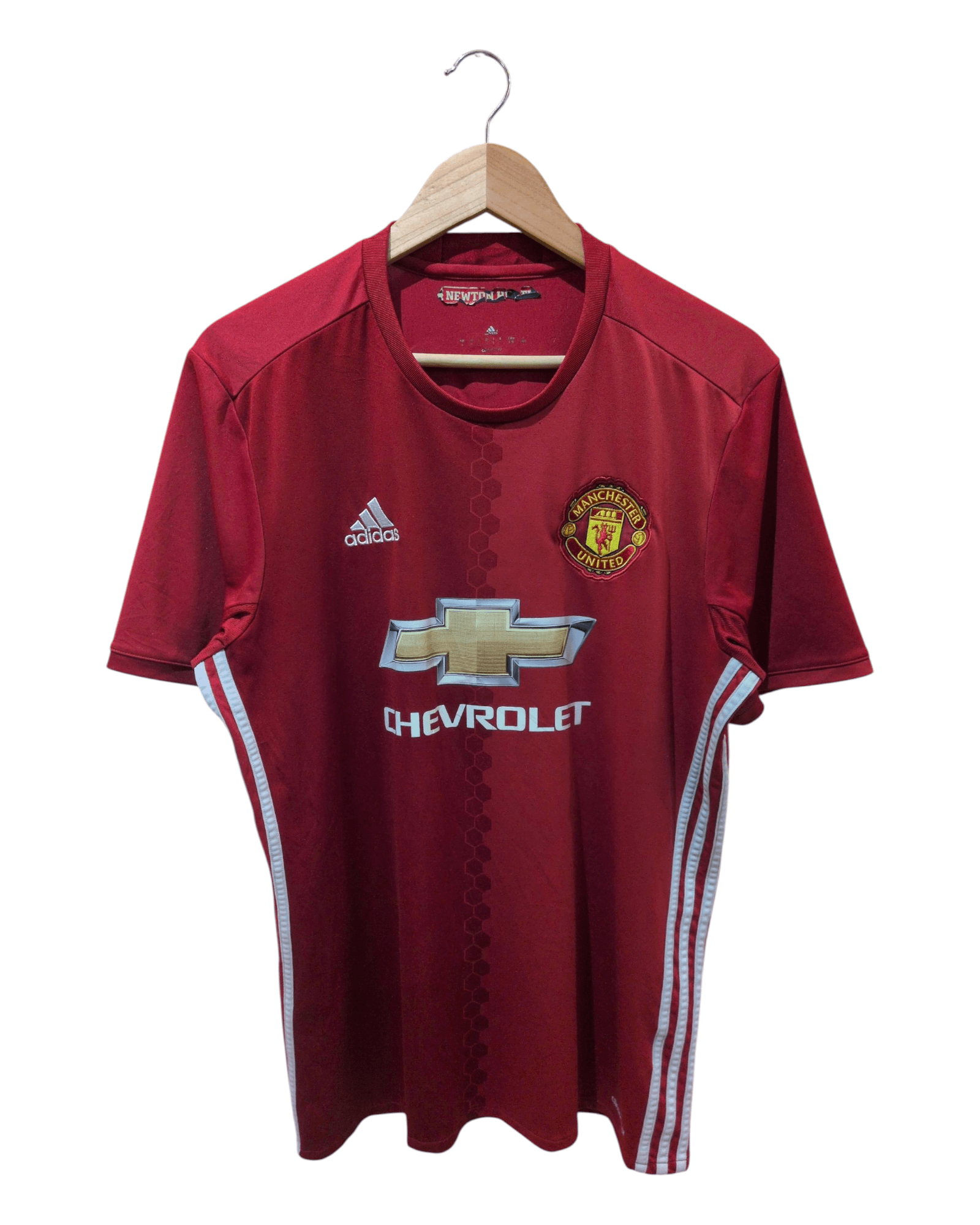 2016-17 Manchester United Adidas Home Shirt #6 Pogba - (L)