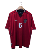 2002-04 England Umbro Reversible Away Shirt #6 Campbell - (XL)