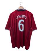 2002-04 England Umbro Reversible Away Shirt #6 Campbell - (XL)