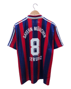 1995-97 Bayern Munich Adidas Home Shirt #8 Strunz - (L)