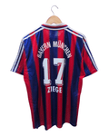 1995-97 Bayern Munich Adidas Home Shirt #17 Ziege - (L)