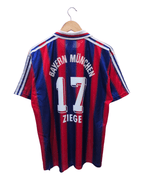 1995-97 Bayern Munich Adidas Home Shirt #17 Ziege - (L)