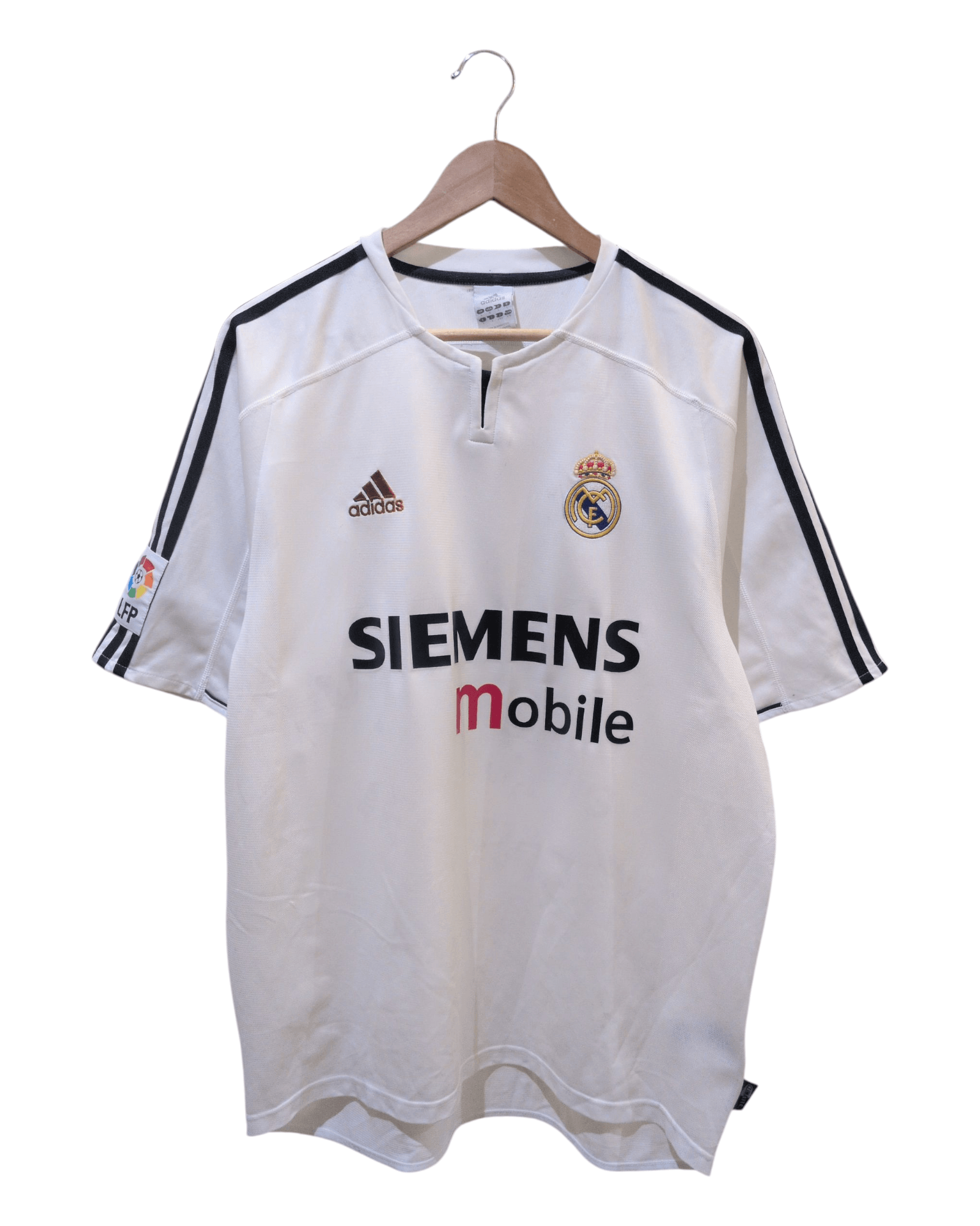 2003-04 Real Madrid Adidas Home Shirt #23 Beckham - (L)