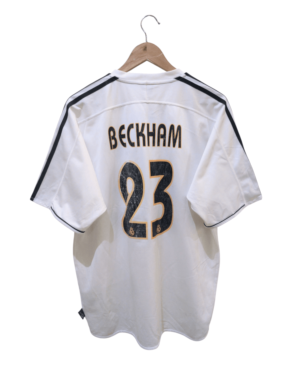 2003-04 Real Madrid Adidas Home Shirt #23 Beckham - (L)