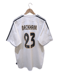 2003-04 Real Madrid Adidas Home Shirt #23 Beckham - (L)