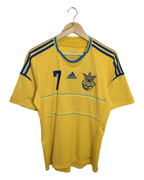 2011-13 Ukraine Adidas Home Shirt #7 Shevchecnko - (M)