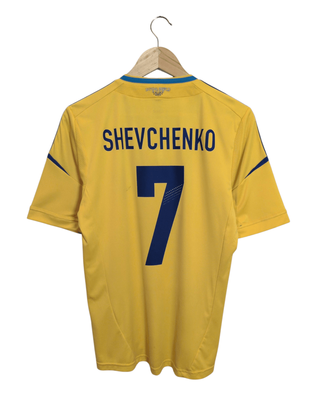 2011-13 Ukraine Adidas Home Shirt #7 Shevchecnko - (M)