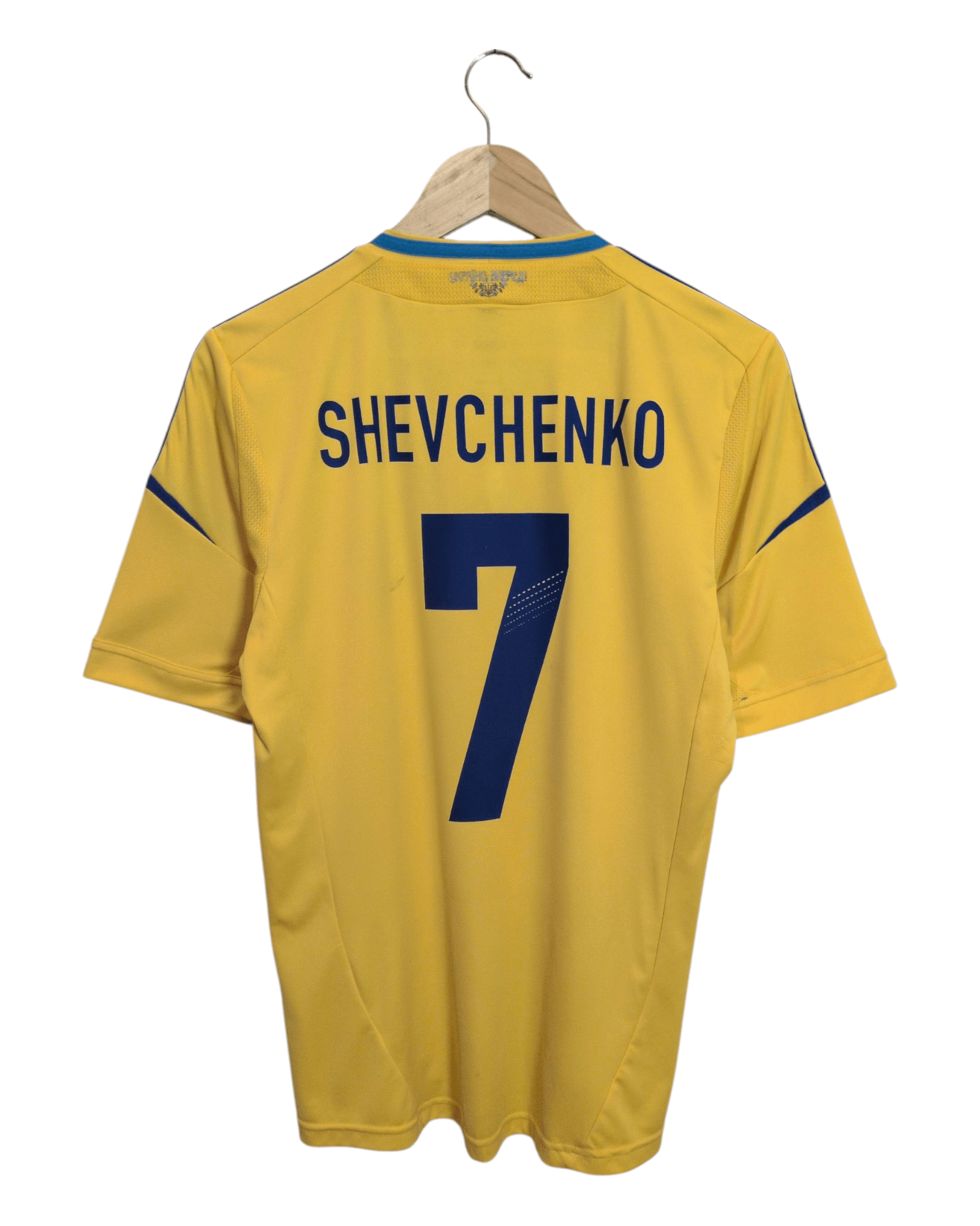 2011-13 Ukraine Adidas Home Shirt #7 Shevchecnko - (M)