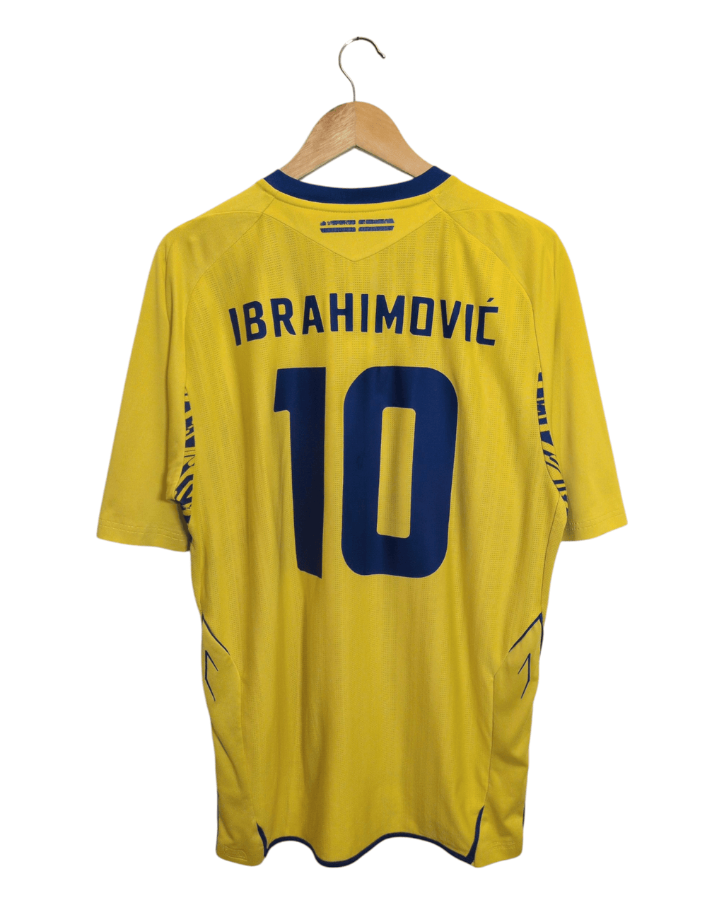 2007-09 Sweden Umbro Home Shirt #10 Ibrahimovic - (L)