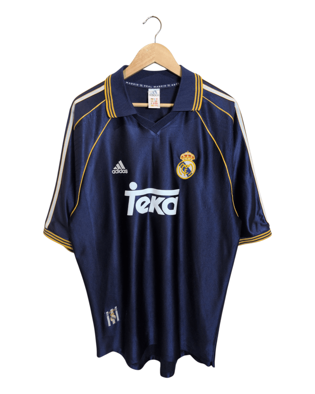 1998-99 Real Madrid Adidas Third Shirt #6 Redondo - (XL)