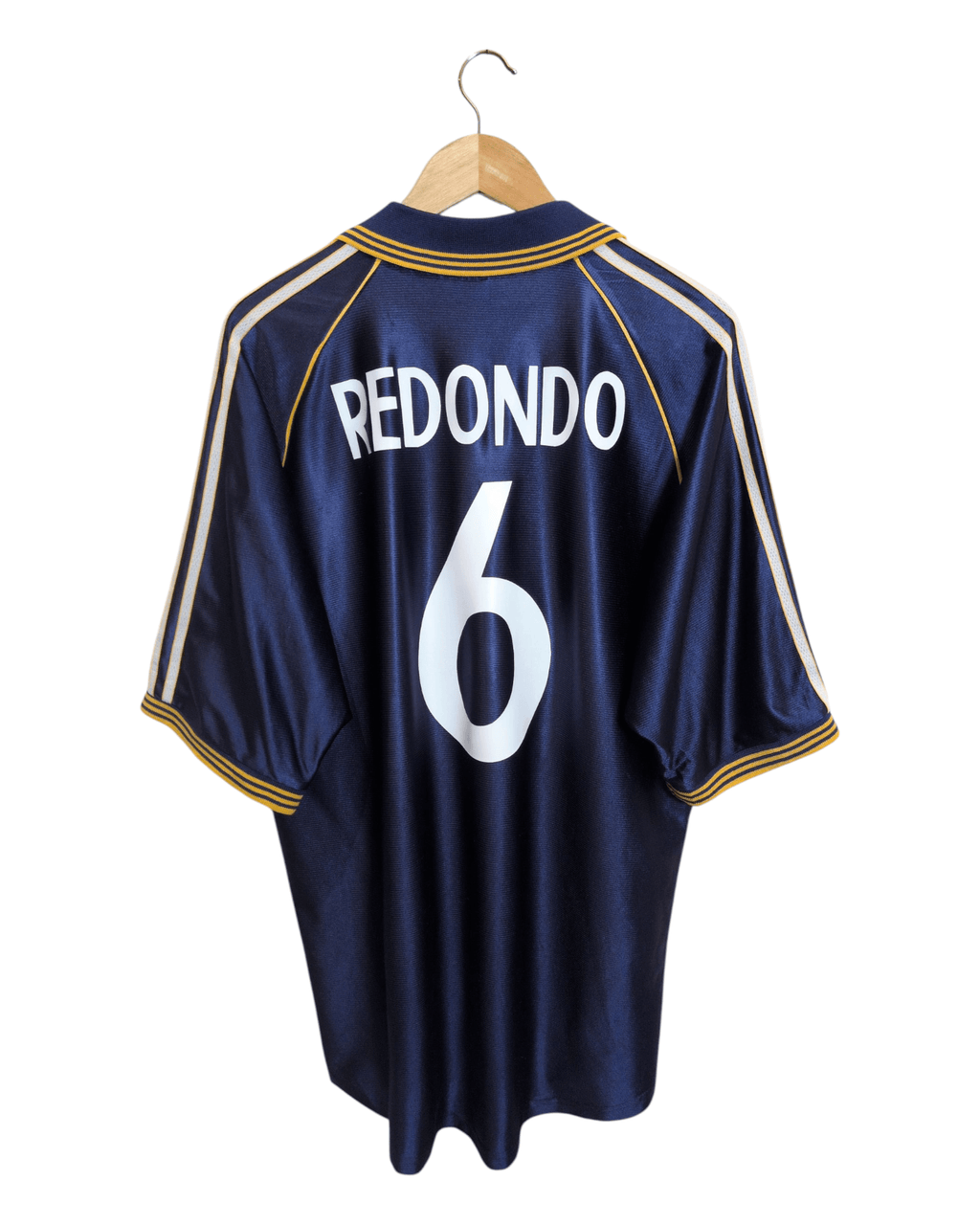 1998-99 Real Madrid Adidas Third Shirt #6 Redondo - (XL)
