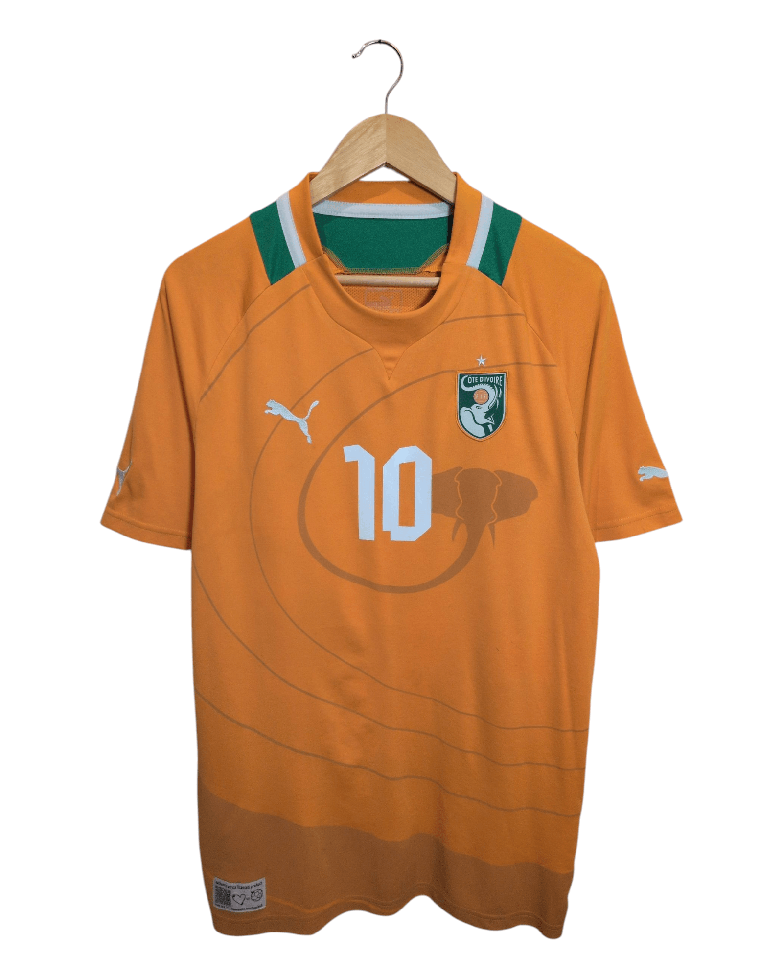 2011-13 Ivory Coast Puma Home Shirt #10 Gervinho - (M)