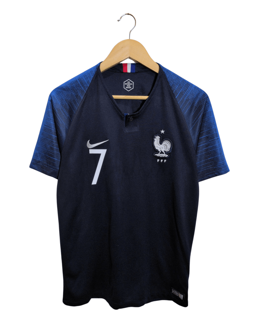 2018 France Nike Home Shirt #7 Griezmann - (M)