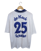 1997-98 Schalke Adidas Away Shirt #25 De Kock - (XL)