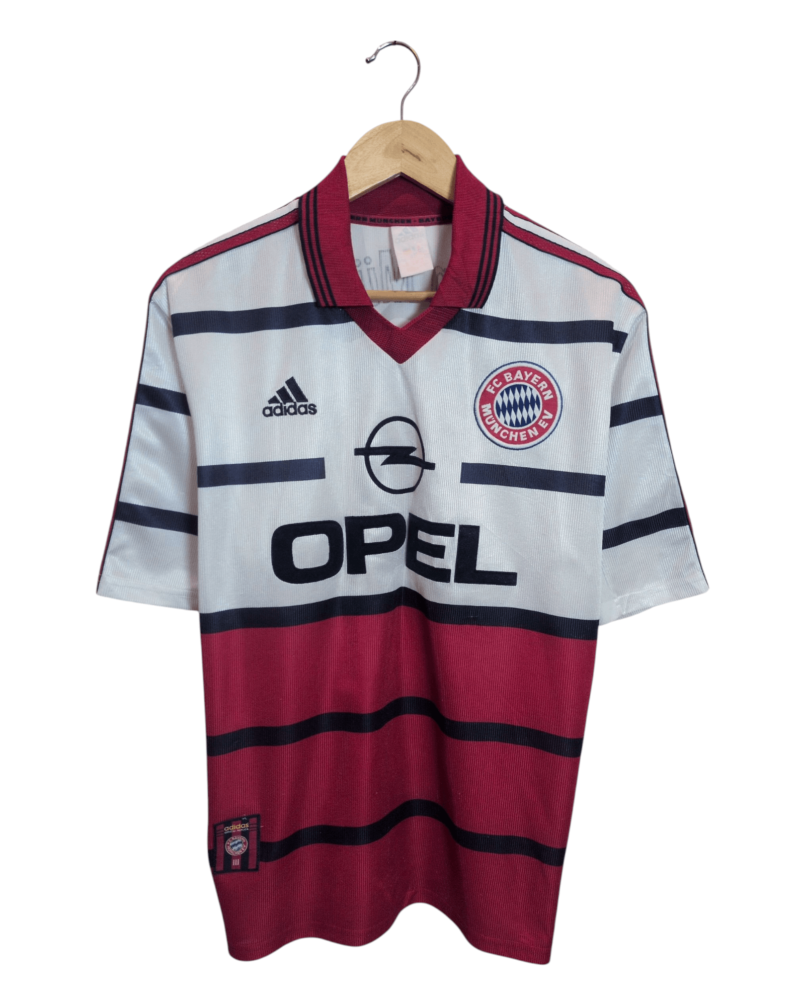 1998-00 Bayern Munich Adidas Away Shirt #5 Helmer - (M)