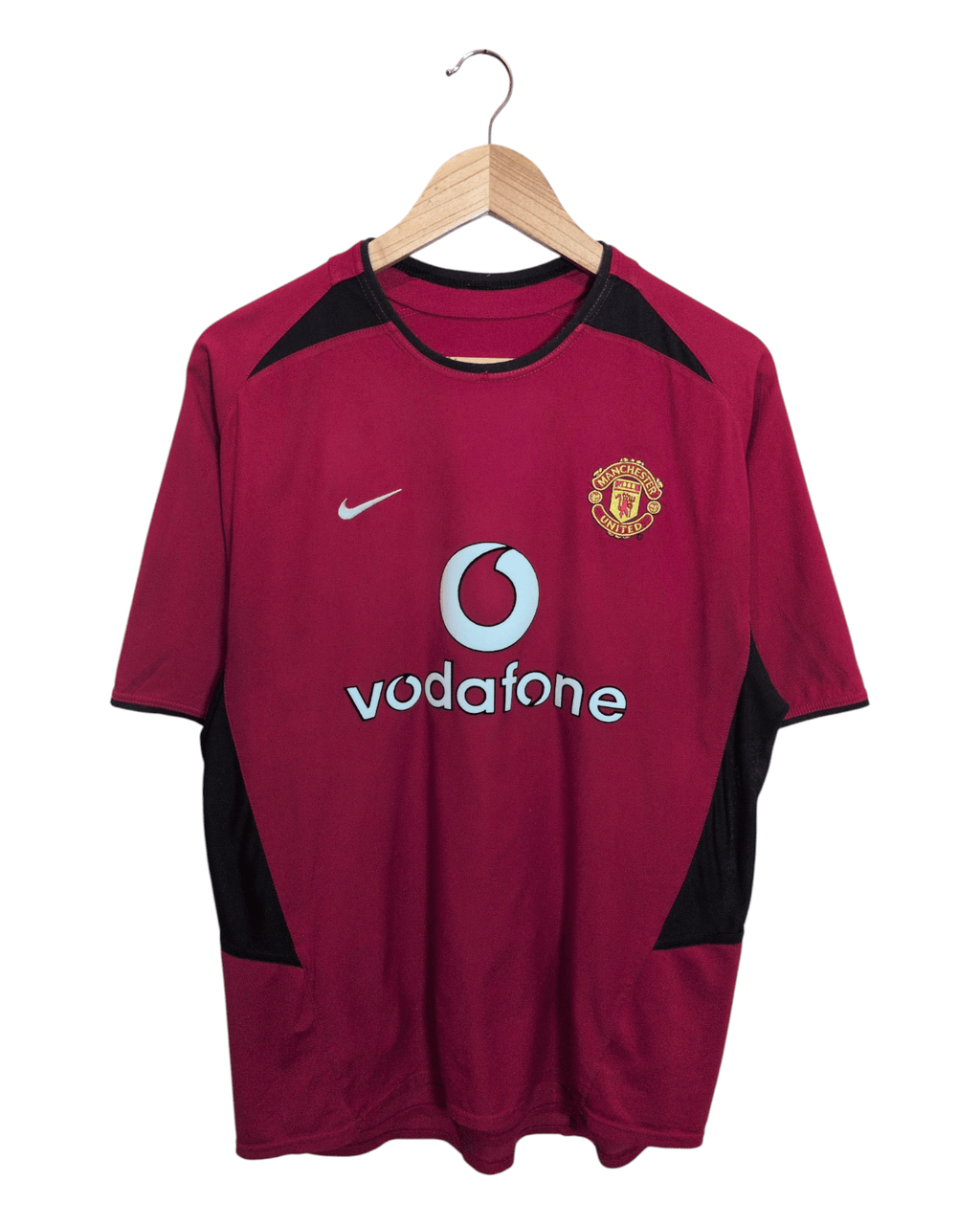 2002-04 Manchester United Nike Home Shirt #7 Beckham - (M)
