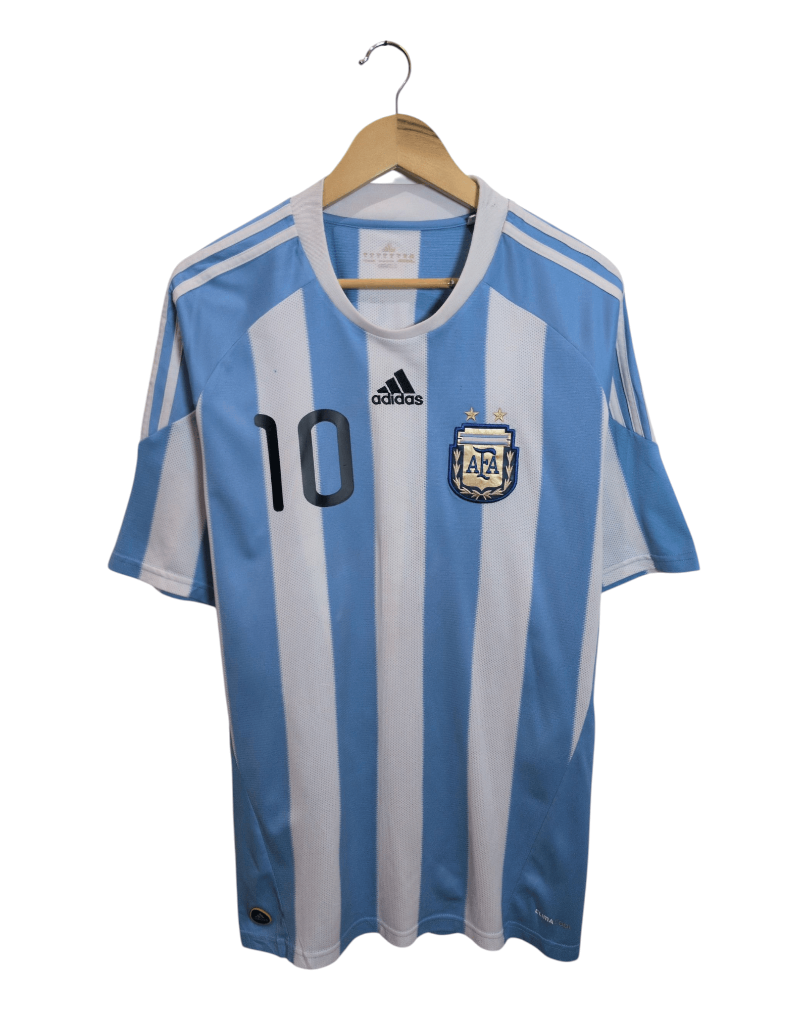 2010-11 Argentina Adidas Home Shirt #10 Messi - (L)