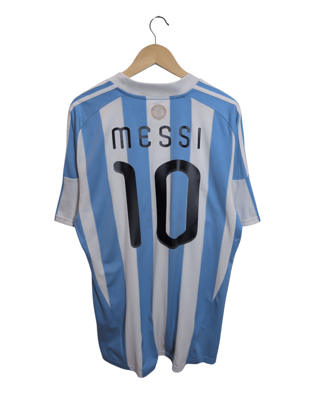 2010-11 Argentina Adidas Home Shirt #10 Messi - (L)