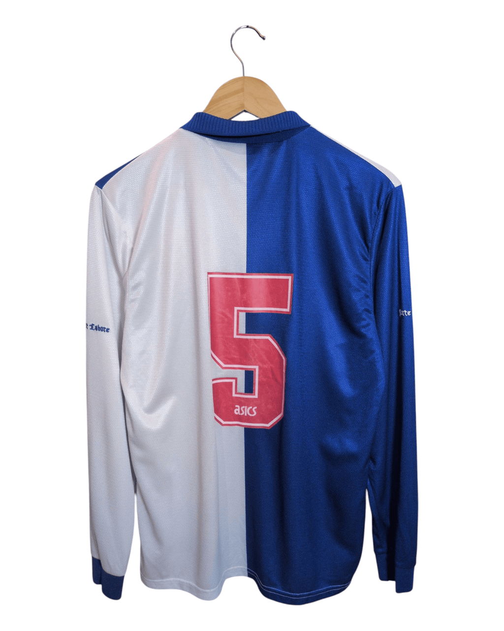 1994-95 Blackburn Rovers Asics Home L/S Shirt #5 - (M)