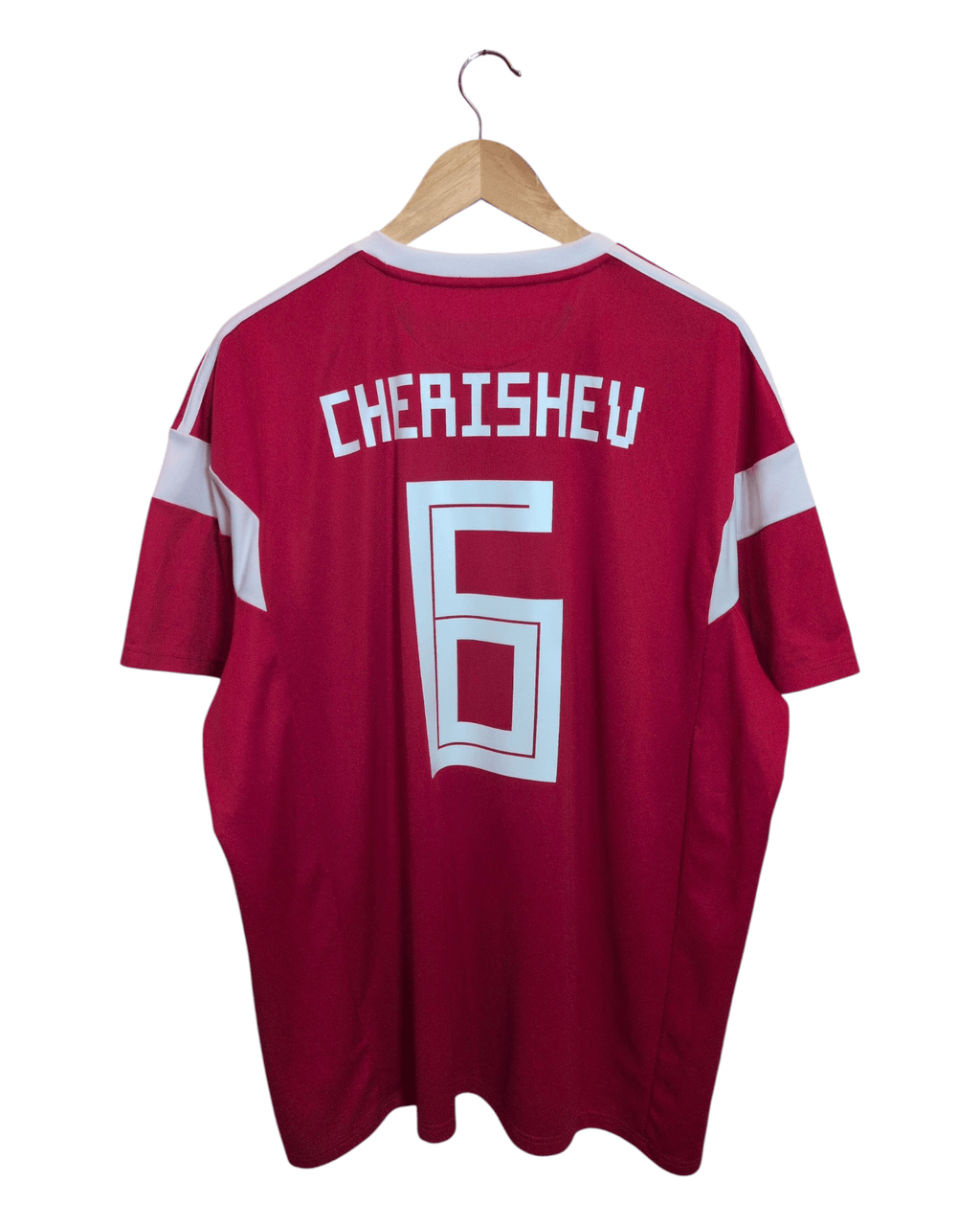 2018-19 Russia Adidas Home Shirt #6 Cherishev - (2XL)