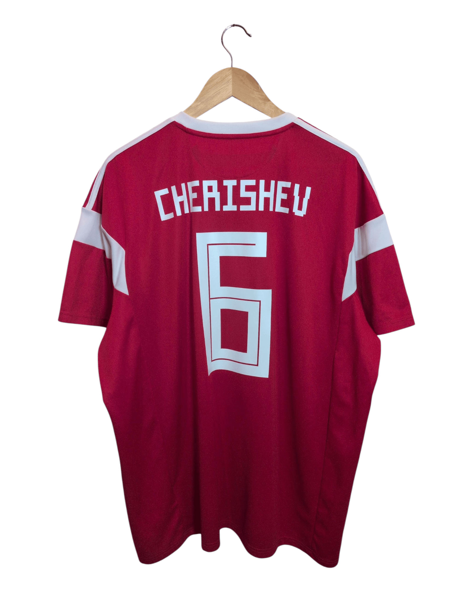 2018-19 Russia Adidas Home Shirt #6 Cherishev - (2XL)