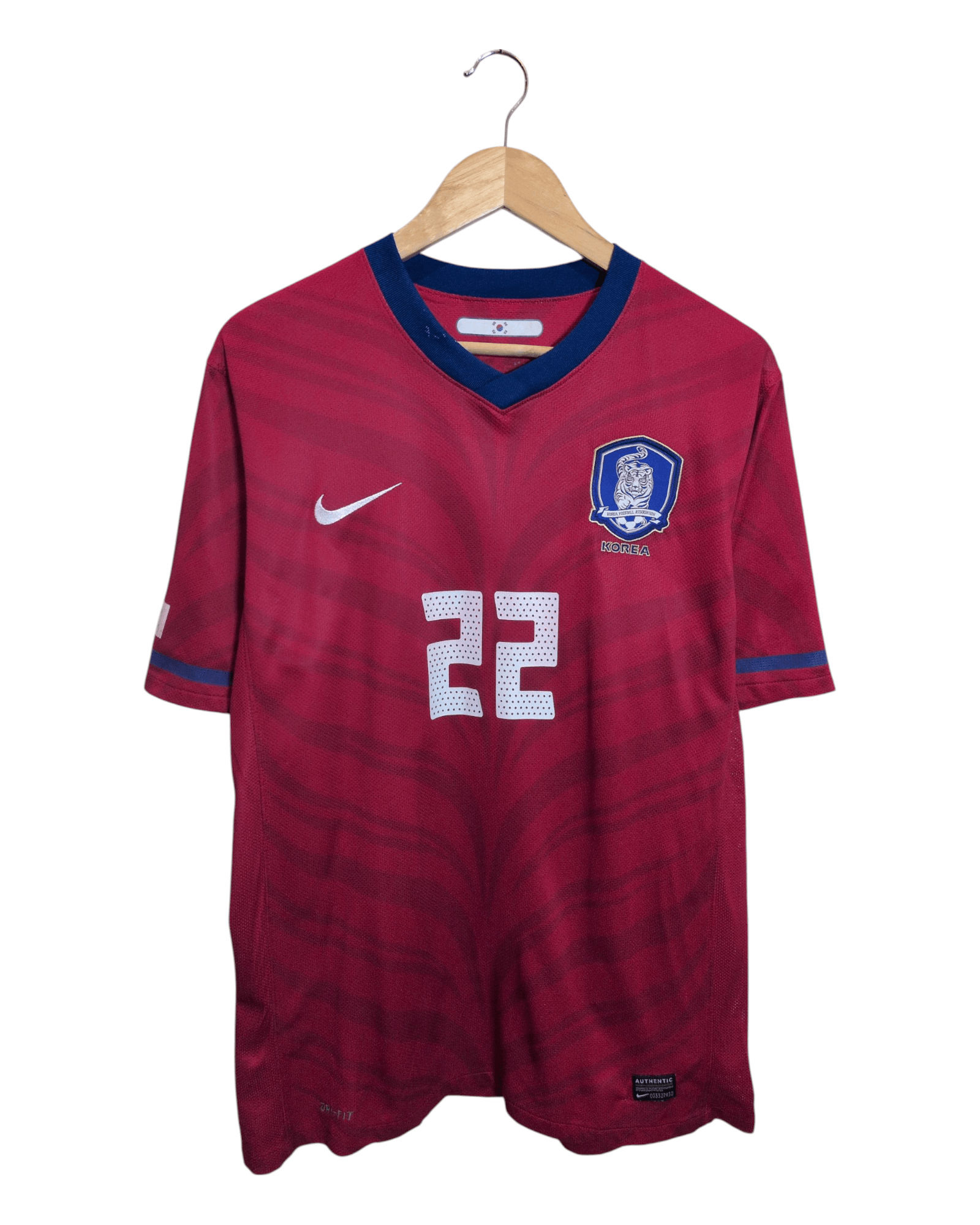 2010-12 South Korea Nike Home Shirt #22 Duri - (L)