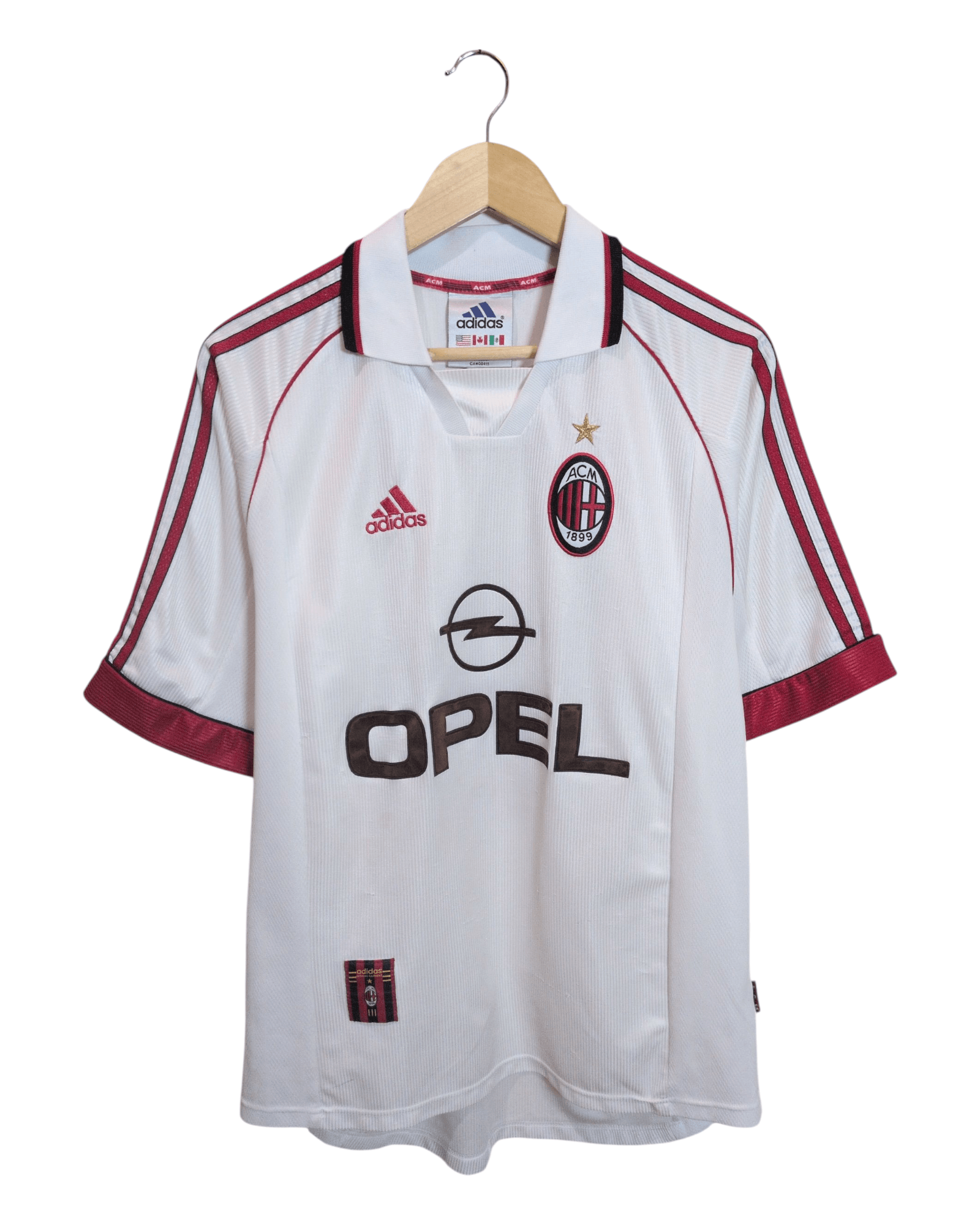 1998-99 AC Milan Adidas Away Shirt #3 Maldini - (M)