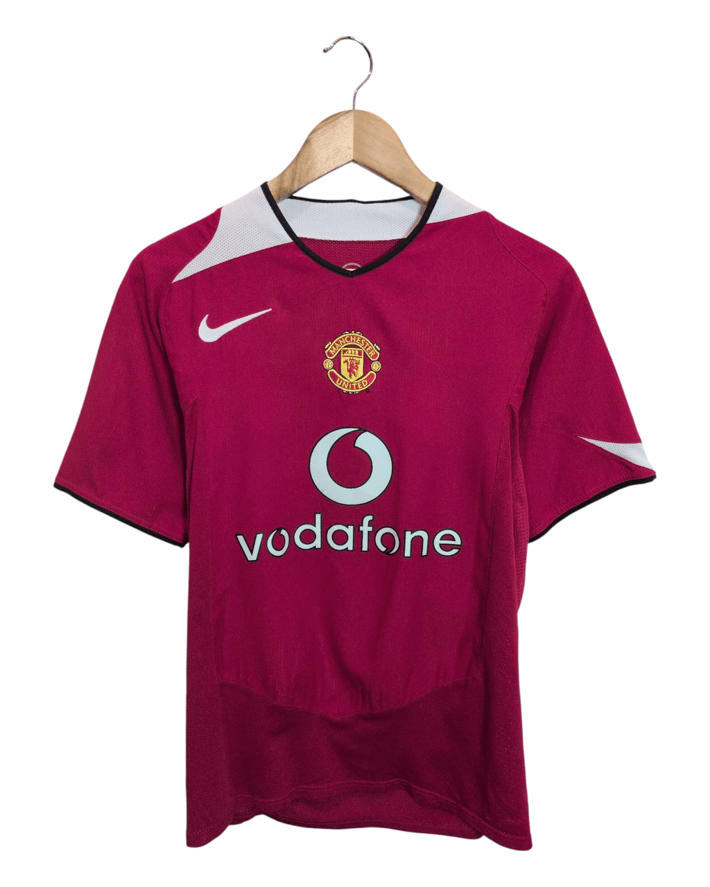 2004-06 Manchester United Nike Home Shirt #7 Ronaldo - (S)